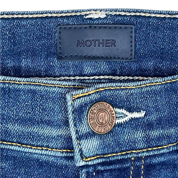 MOTHER The Hustler Ankle Fray Jeans in Big Sky Size 28 - Picture 6 of 15